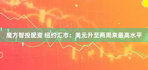 魔方智投配资 纽约汇市：美元升至两周来最高水平